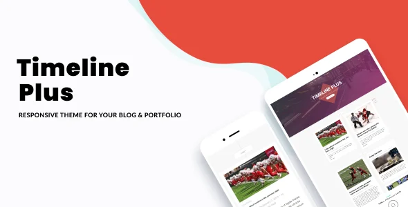 Timeline Plus - Reponsive Timeline WordPress Theme WordPress theme homepage layout for a blog magazine website