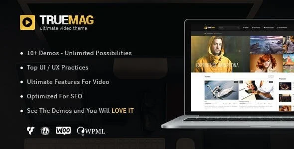 True Mag - WordPress Theme for Video and Magazine WordPress theme homepage layout for a google adsense magazine website