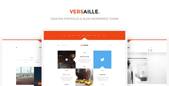 Versaille - Personal Blog WordPress Theme WordPress theme homepage layout for a art magazine website