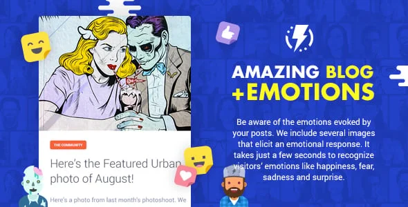 Olympus - Social Networking WordPress Theme — case study or portfolio page