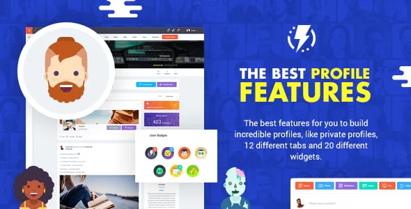 Olympus - Social Networking WordPress Theme — interior page design