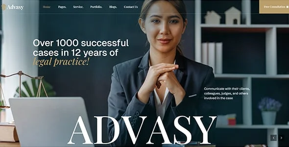 Advasy - Justice and Legal Solutions WordPress Theme — blog and article listing