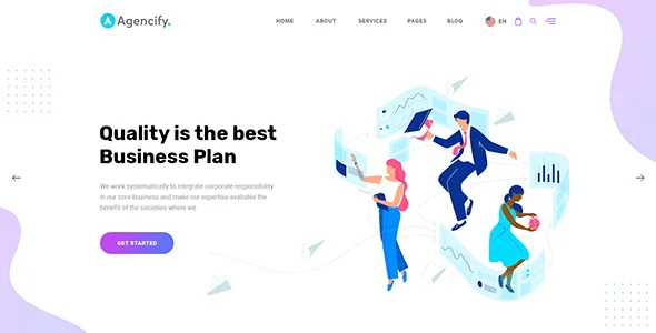 Agmycoo - Isometric Startup Creative Digital Agency WordPress Theme — single post layout