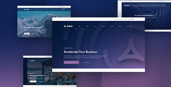 Aidea — Business WordPress Theme — blog and article listing