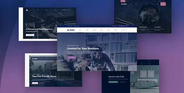Aidea — Business WordPress Theme — single post layout
