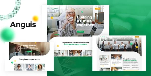 Ajani - Business & Consulting WordPress theme — interior page design