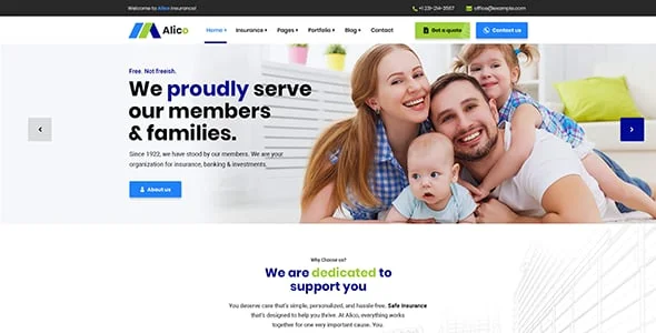 Alico - Insurance WordPress Theme — single post layout