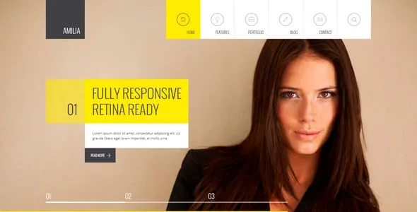 Amilia - Multipurpose One & Multi Page WP Theme — blog and article listing