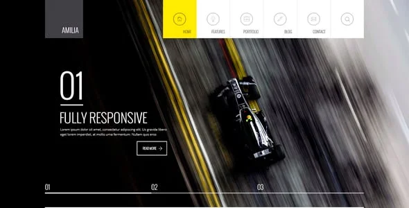 Amilia - Multipurpose One & Multi Page WP Theme — interior page design