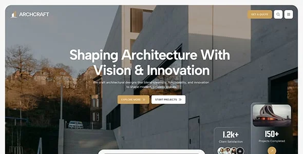 Archcraft - Architecture & Interior Design WordPress Theme — single post layout