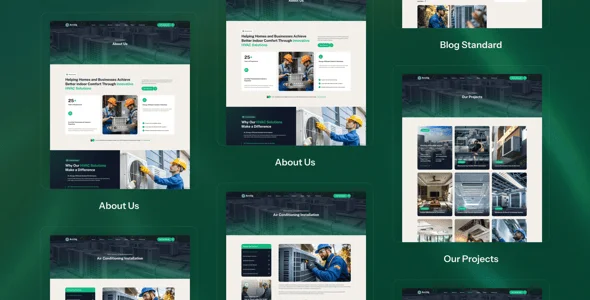 Arctiq – Air Conditioning & Heating Services WordPress Theme — blog and article listing