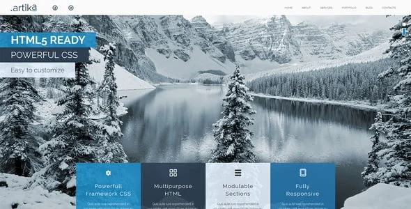 Artika - Multipurpose & Onepage WP Theme — blog and article listing
