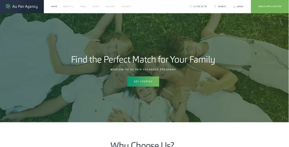 Au Pair Agency - Babysitting & Nanny Theme — single post layout
