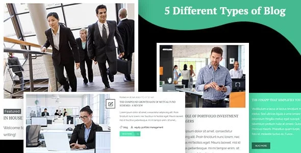 Auditing | Accounting Consultant, Finance WordPress Theme — interior page design