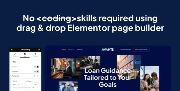 Avante | Business Consulting WordPress — single post layout