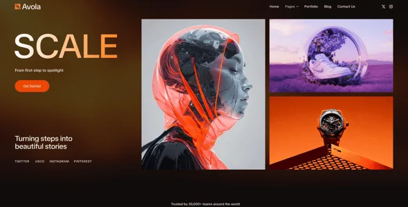 Avola - IT Business & Digital Company WordPress Theme — interior page design