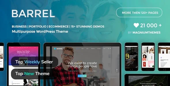 Barrel - Creative Corporate Business Responsive Multi-Purpose WordPress Theme — homepage layout