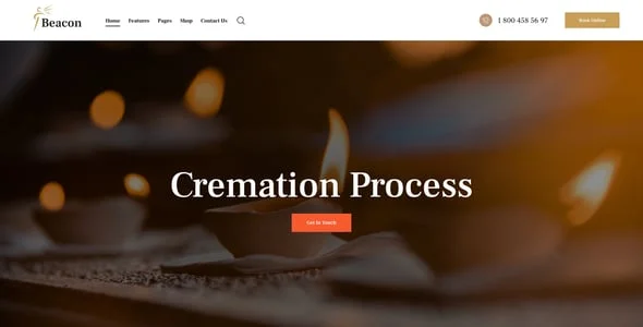 Beacon | Funeral Services WordPress Theme — blog and article listing