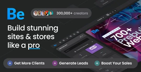 Betheme | Responsive Multipurpose WordPress & WooCommerce Theme — homepage layout