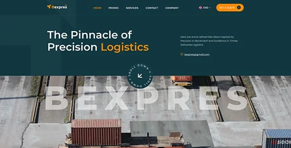 Bexpres - Transport & Logistics WordPress Theme — interior page design