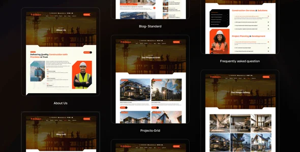 BilKon - Construction & Renovation & Building WordPress Theme — design detail view