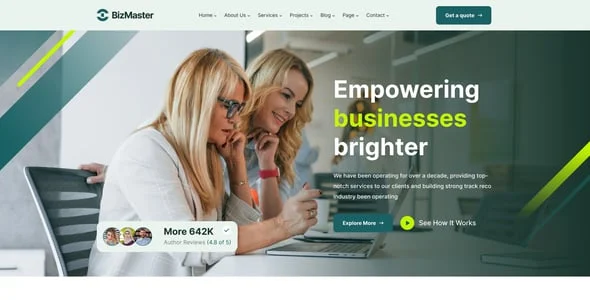 BizMaster - Business Consulting WordPress Theme — single post layout