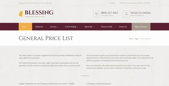 Blessing | Funeral Home Services & Cremation Parlor WordPress Theme — single post layout