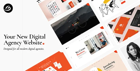 Borgholm - Marketing Agency Wordpress Theme — homepage layout