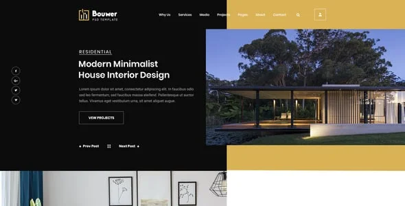 Bouwer - Architecture & Construction WordPress Theme — single post layout