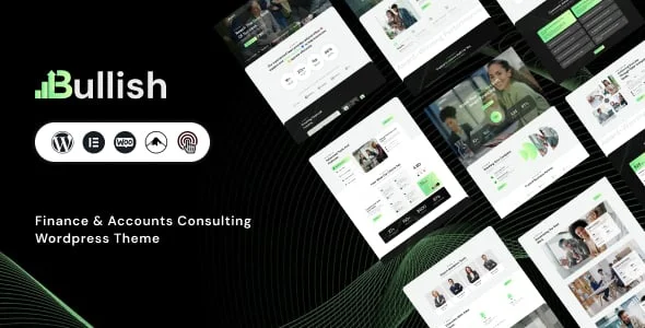 Bullish - Finance Consulting Theme — homepage layout