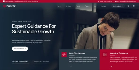 Bustar – Business Consulting WordPress Theme — single post layout