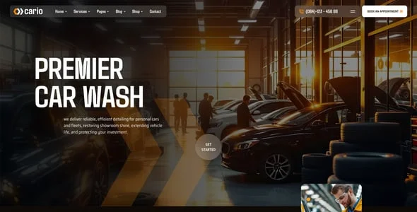 Cario – Car Detailing, Shop & Repair WooCommerce Theme — blog and article listing