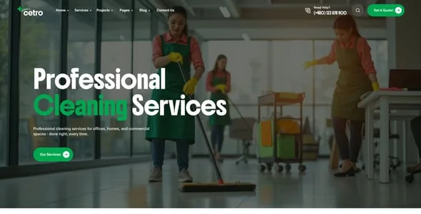 Cetro - Cleaning Service WordPress Theme — single post layout