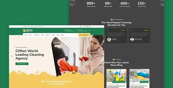 Clifton - Cleaning Service Agency WordPress Theme — single post layout