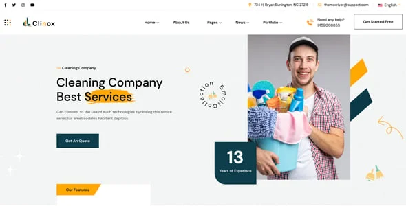 Clinox - Cleaning Services WordPress Theme — single post layout