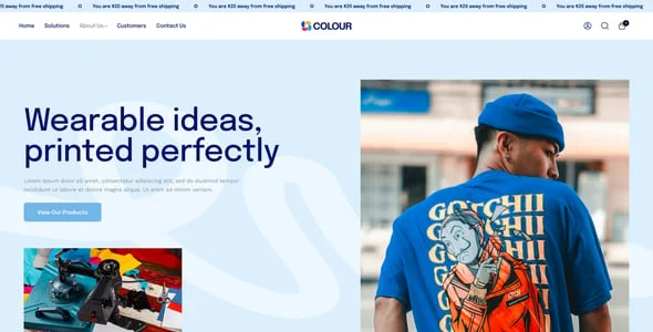 Colour - Print Shop & 3D Printing Company WordPress Theme — blog and article listing