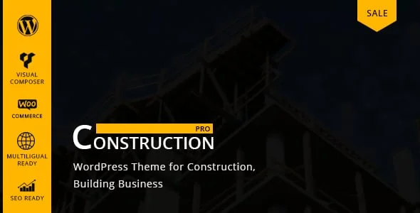 Constructionpro - Building &  Renovation Company WordPress Theme — homepage layout