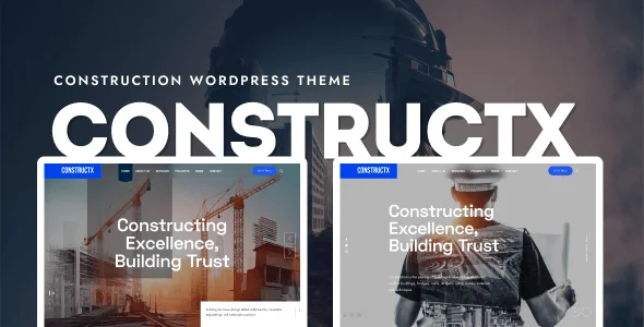 ConstructX - Construction WordPress Theme — homepage layout