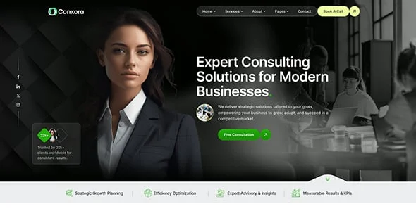 Conxora - Business Consulting WordPress Theme — single post layout