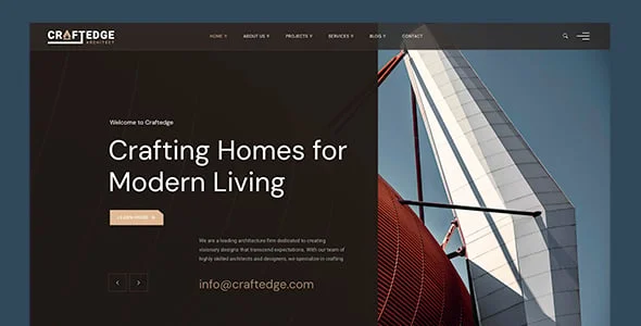 CraftEdge - Architecture WordPress Theme — single post layout