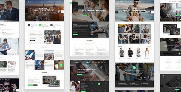 Crane - Responsive Multipurpose WordPress Theme — blog and article listing
