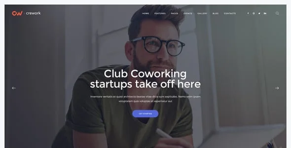Crework | Coworking and Creative Space WordPress Theme — single post layout