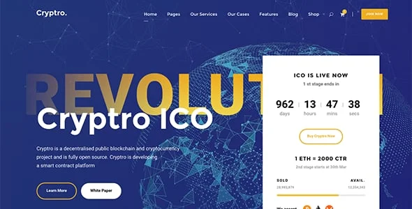 Cryptro - Crypto, NFT, Blockchain, Bitcoin WordPress — single post layout