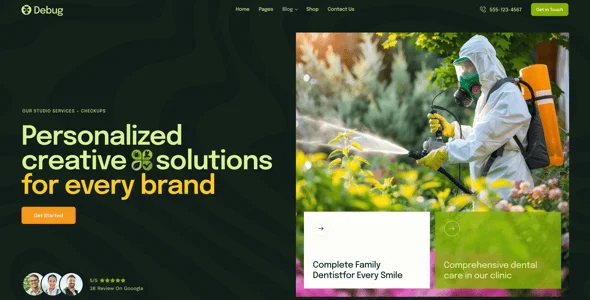 Debug - Pest Control WordPress Theme — single post layout