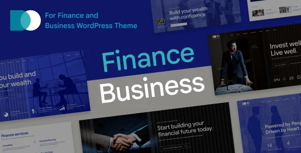 DoFi - Business, Finance WordPress Theme — homepage layout