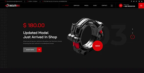 Ducatibox - Car Service & Auto Repair WordPress Theme — single post layout