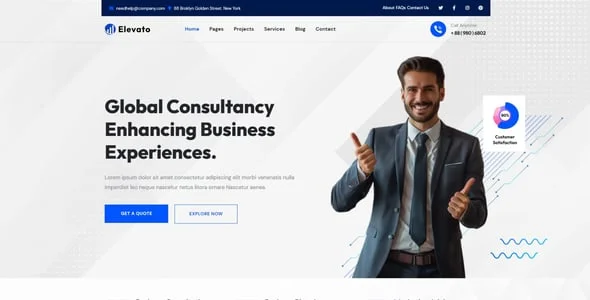 Elevato | Responsive Multipurpose WordPress Theme — blog and article listing