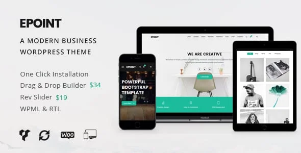 Epoint | Multipurpose WordPress Theme — homepage layout