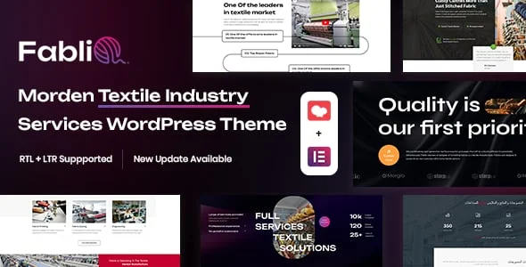 Fablio - Textile Industry WordPress Theme + RTL — blog and article listing
