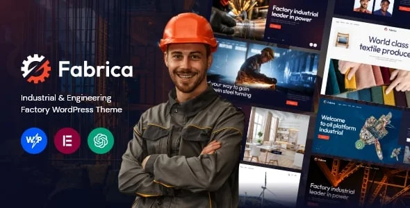 Fabrica - Industrial & Engineering Factory Theme — homepage layout